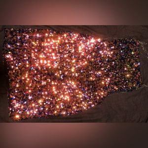 Mini Sequence Dress Size XL Like New